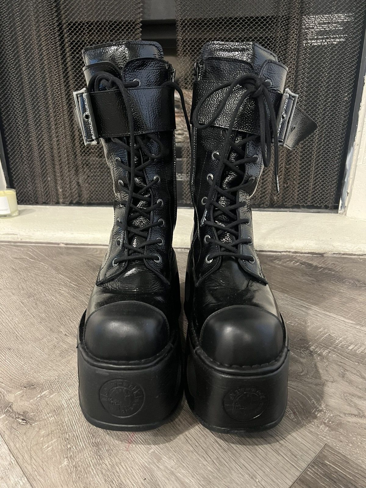 New Rock New Rock newrock Leather Biker Boots EU44 Size US 11 / EU 44 - 2 Thumbnail