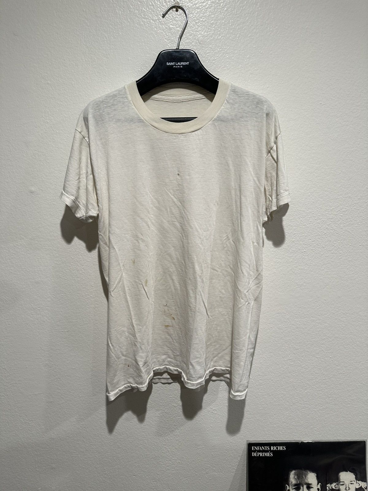 Vintage Distressed Paper Thin Blank Tee Size US M / EU 48-50 / 2 - 1 Thumbnail