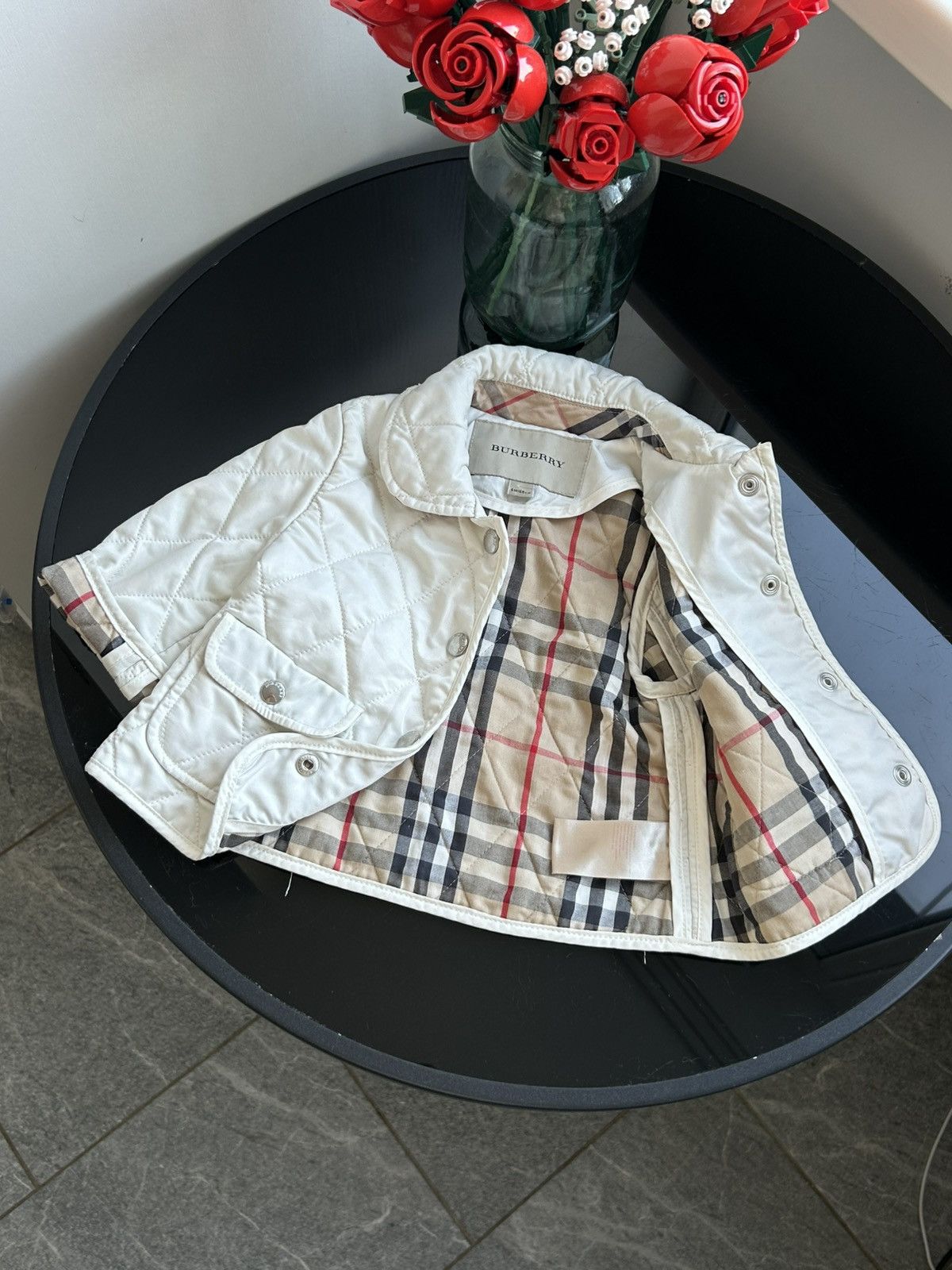 Burberry Vintage jacket quilted burberry brit gray kids Size XXS / US 00 / IT 34 - 10 Thumbnail