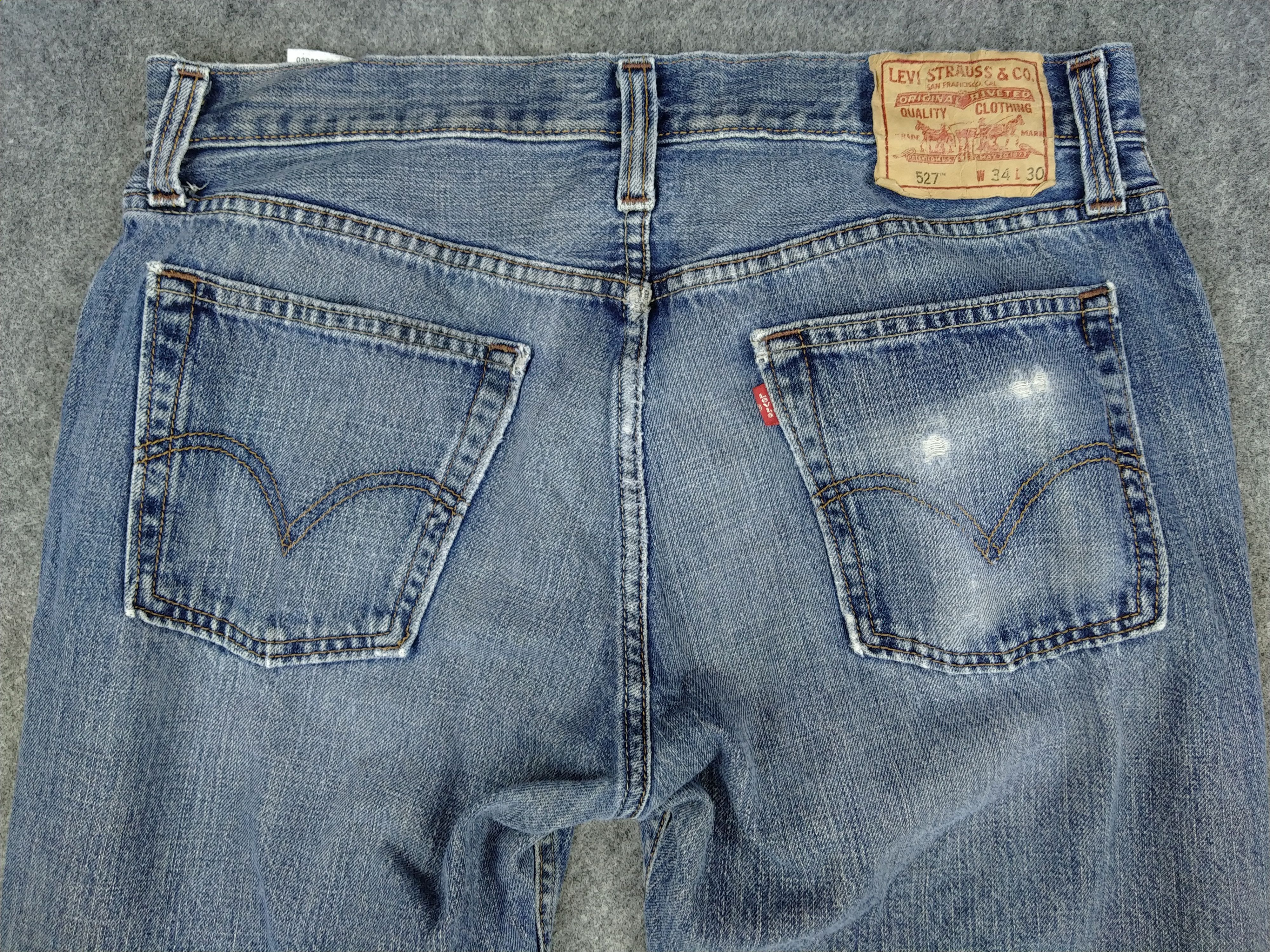 Levi's Vintage Levi's 527 Low Boot Cut 33 x 30 Denim -JN350 Size US 33 - 4 Thumbnail