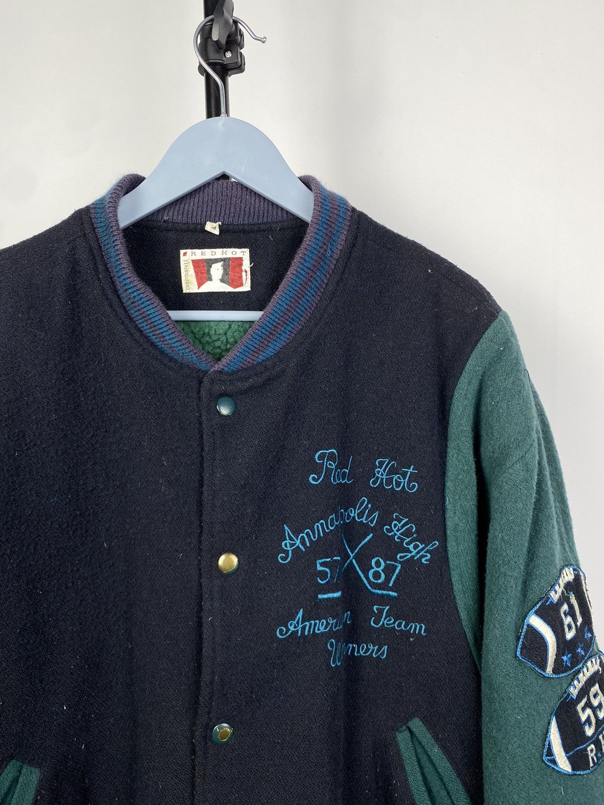 NFL × Vintage Vintage NFL RHS 80s 90s RED HOT USA JACKET Size US S / EU 44-46 / 1 - 6 Thumbnail