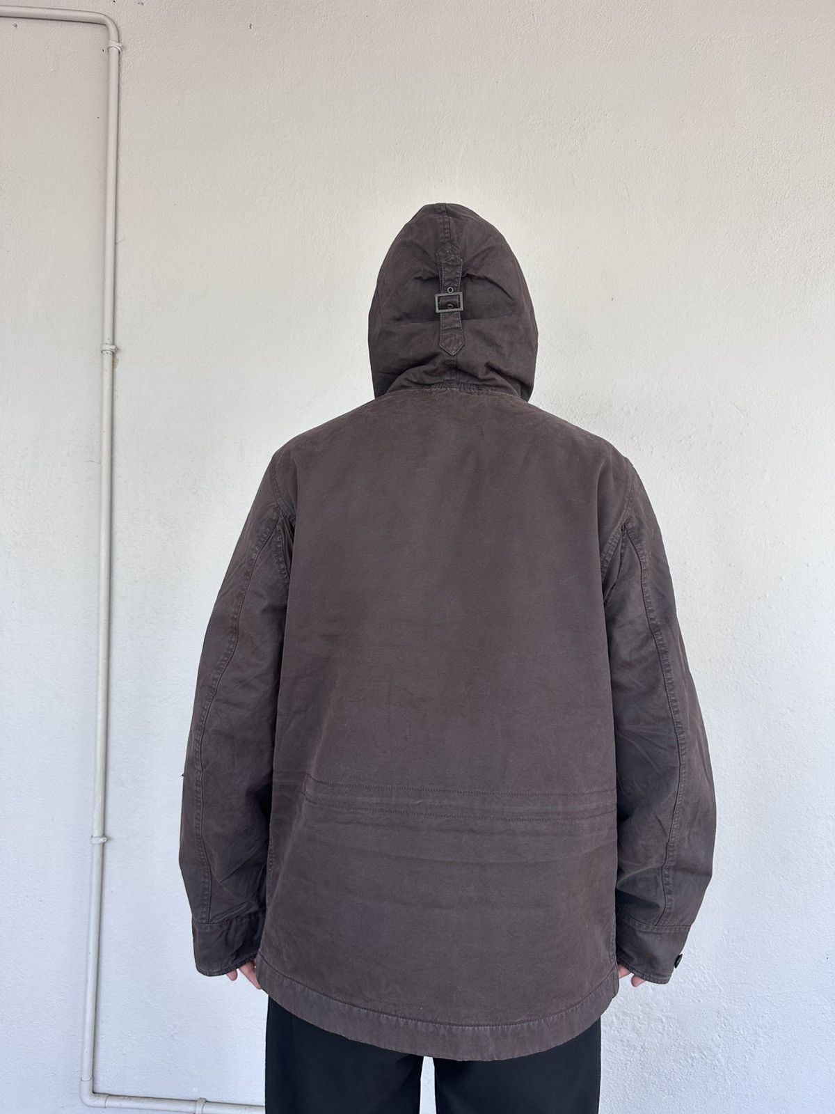 Stone Island Vintage Stone Island Denims Naval Overcoat Jacket Size US L / EU 52-54 / 3 - 20 Thumbnail