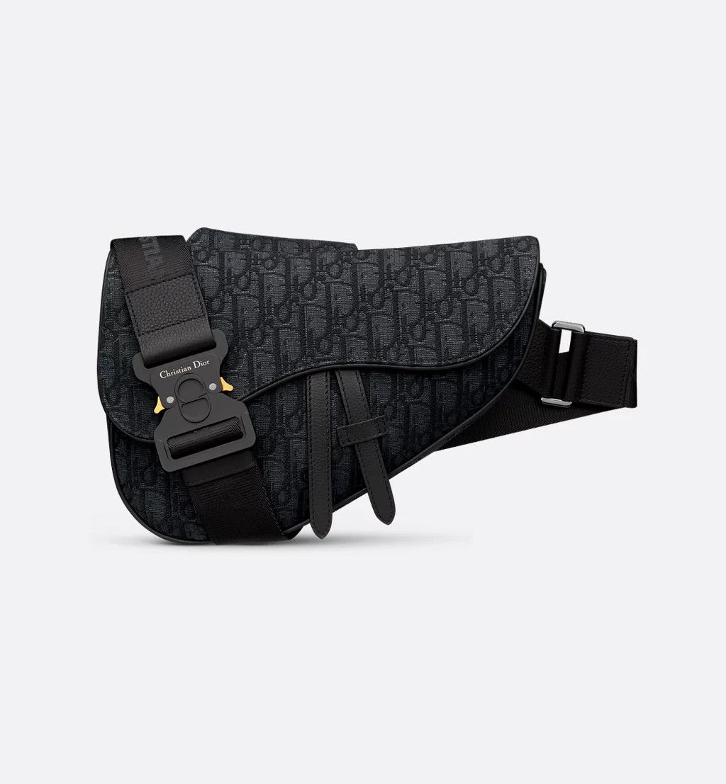 Dior Saddle Bag 1Adpo093Yky_H00N in Black, Men's