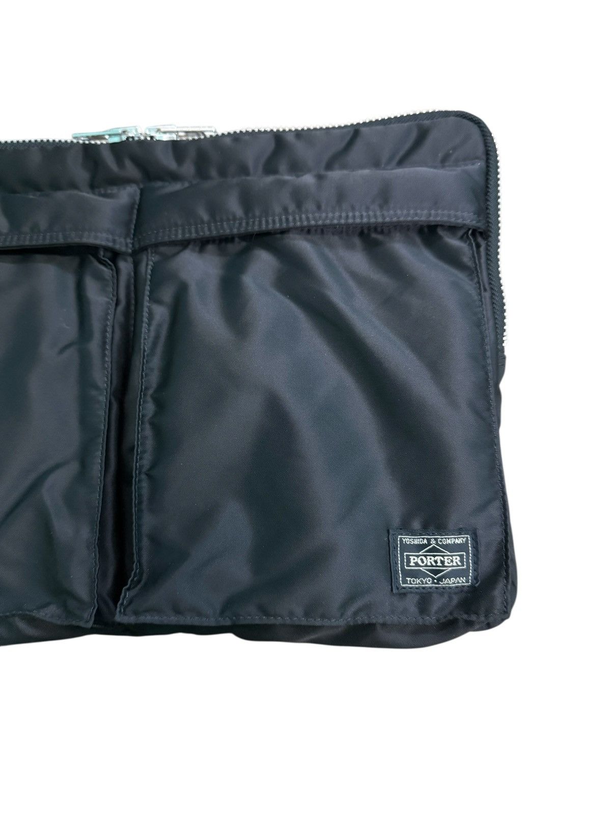 Porter YOSHIDA PORTER TANKER BLACK NYLON CLUTCH/DOCUMENT BAG Size ONE SIZE - 5 Thumbnail