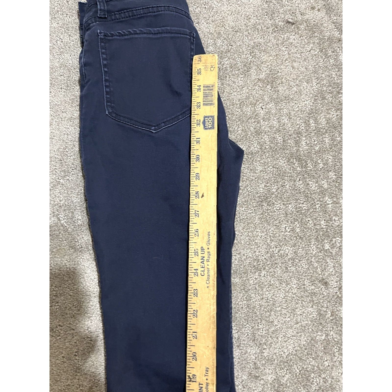 H&M LOGG H&M Womens Navy Blue Skinny Jeans 6 Size 28" / US 6 / IT 42 - 6 Thumbnail