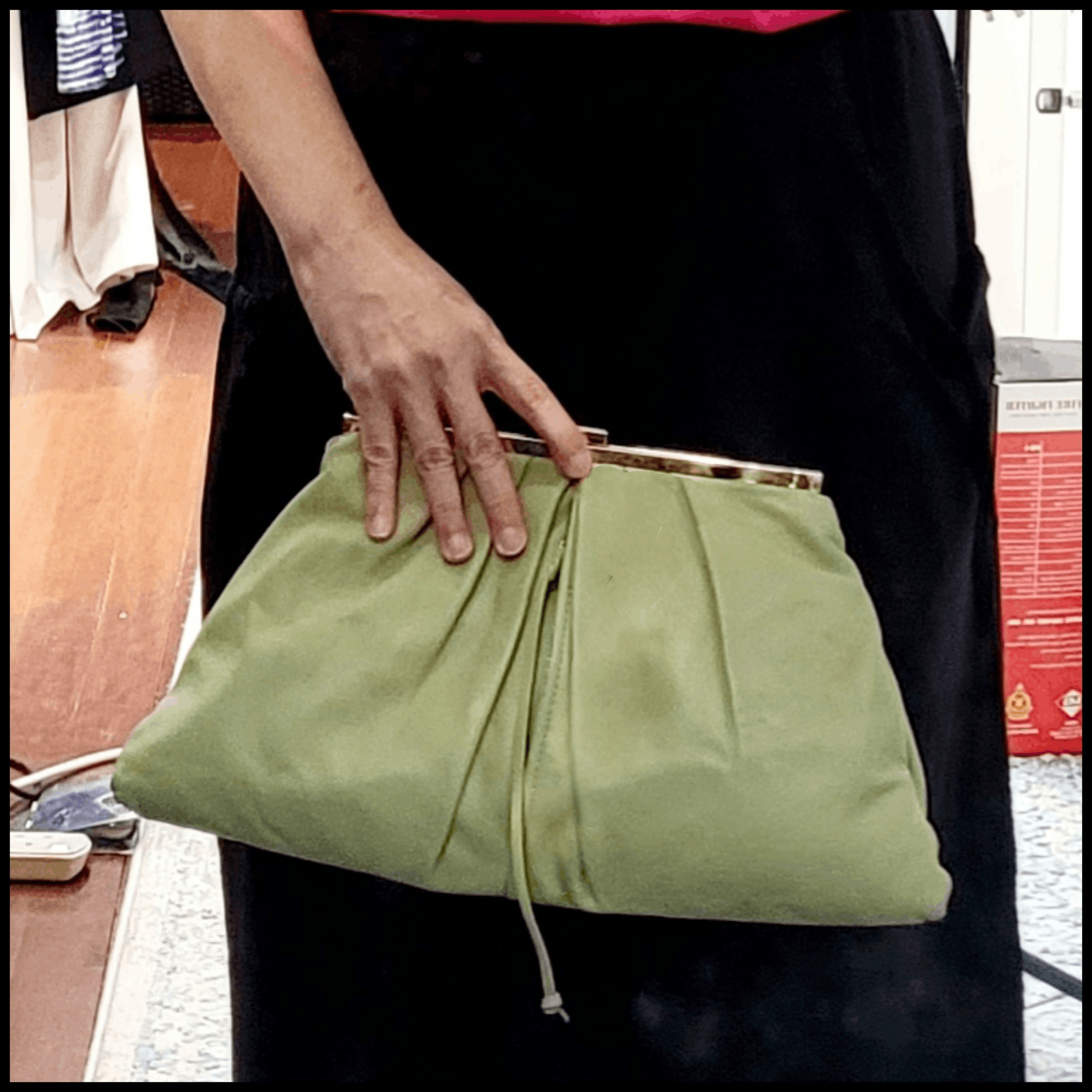 Zara Zara Double Soft Leather Medium Size Clutch Handbag Size ONE SIZE - 3 Thumbnail