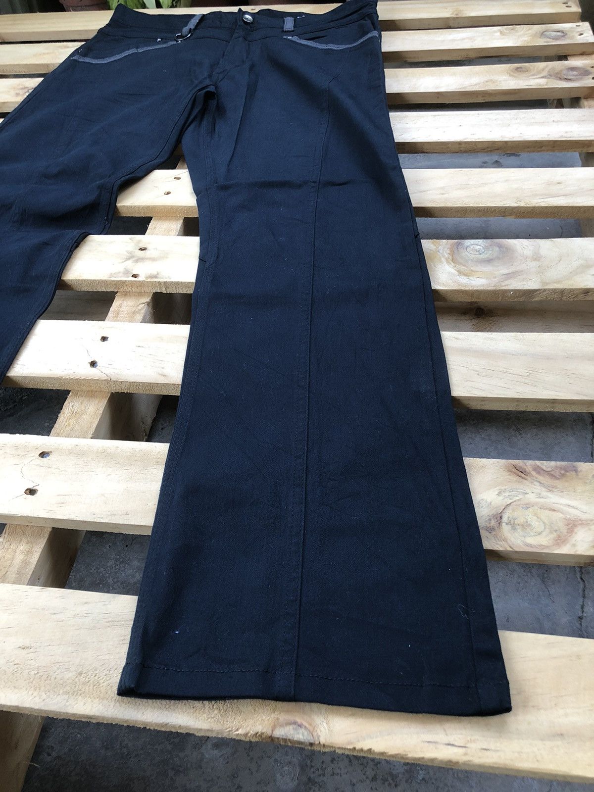 Japanese Brand × Vintage × semanticdesign Vintage Japanese Brands Semantic Design Black Pants Size US 34 / EU 50 - 9 Thumbnail