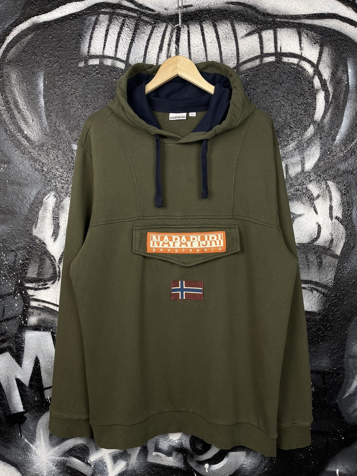 Napapijri × Vintage Napapijri Burgee Sum 3 Hoodie Men’s Size XXL Size US XXL / EU 58 / 5 - 3 Thumbnail