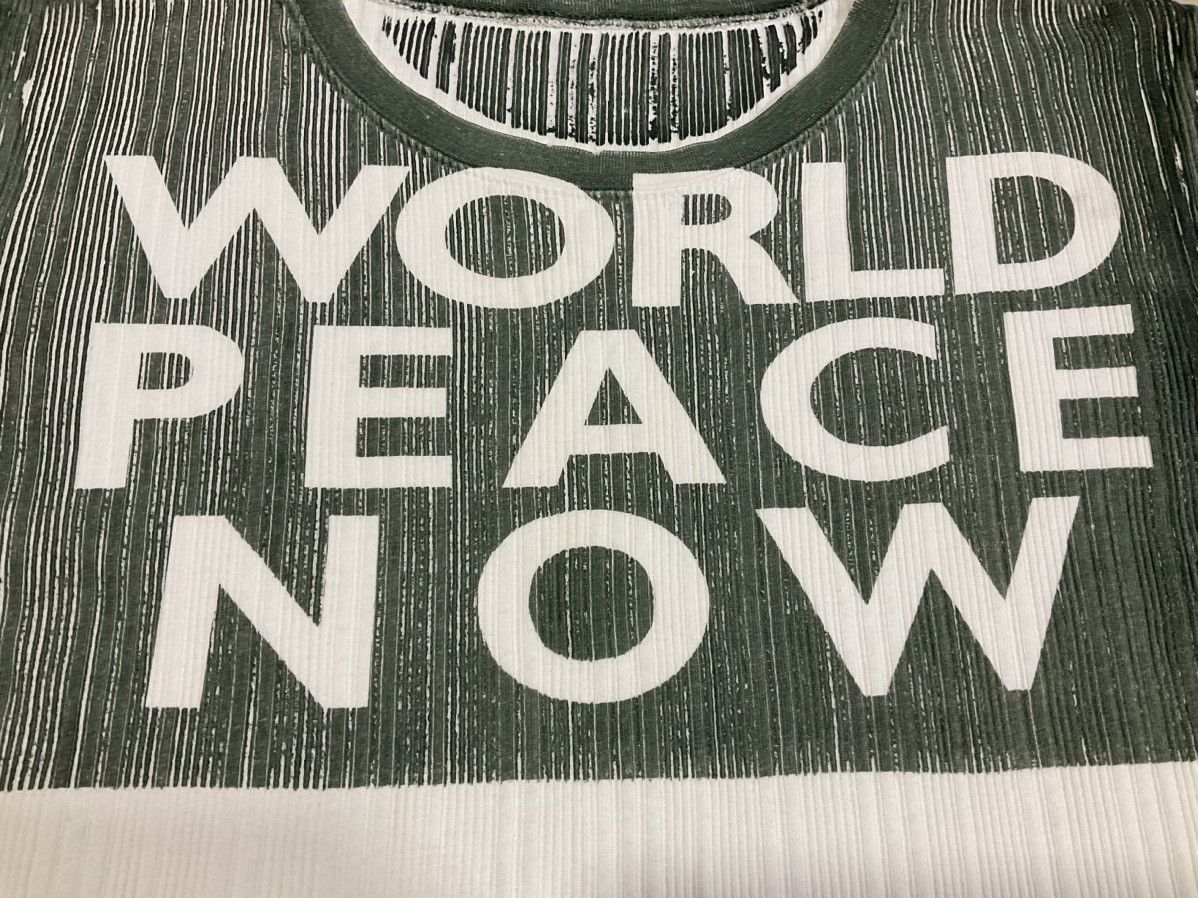 Designer × Katharine Hamnett London 🔥Vintage Katharine Hamnett World Peace Now Shirt Size US M / EU 48-50 / 2 - 8 Thumbnail