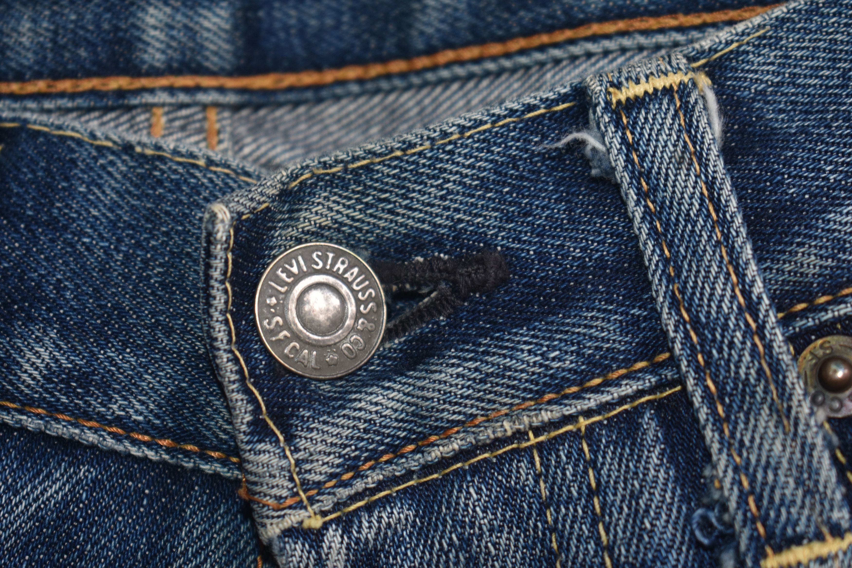 Levi's × Vintage Rare 🔥 90'S Levis 501 Big E Selvedge W30 Size US 30 / EU 46 - 2 Thumbnail