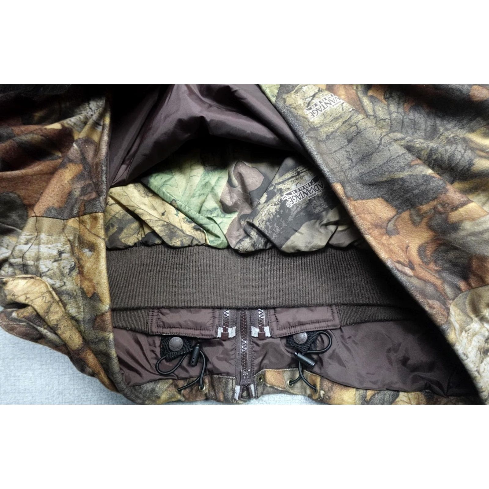 Vintage Cabela's Womens Medium Brown Camo Fleece Insulated Jacket Parka Outdoor Hunting Size M / US 6-8 / IT 42-44 - 6 Thumbnail