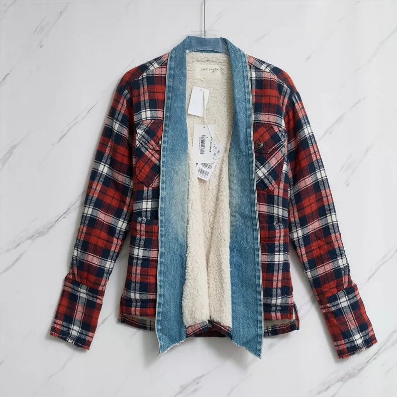 Greg Lauren Greg Lauren Medium print cashmere jacket Size US S / EU 44-46 / 1 - 1 Thumbnail
