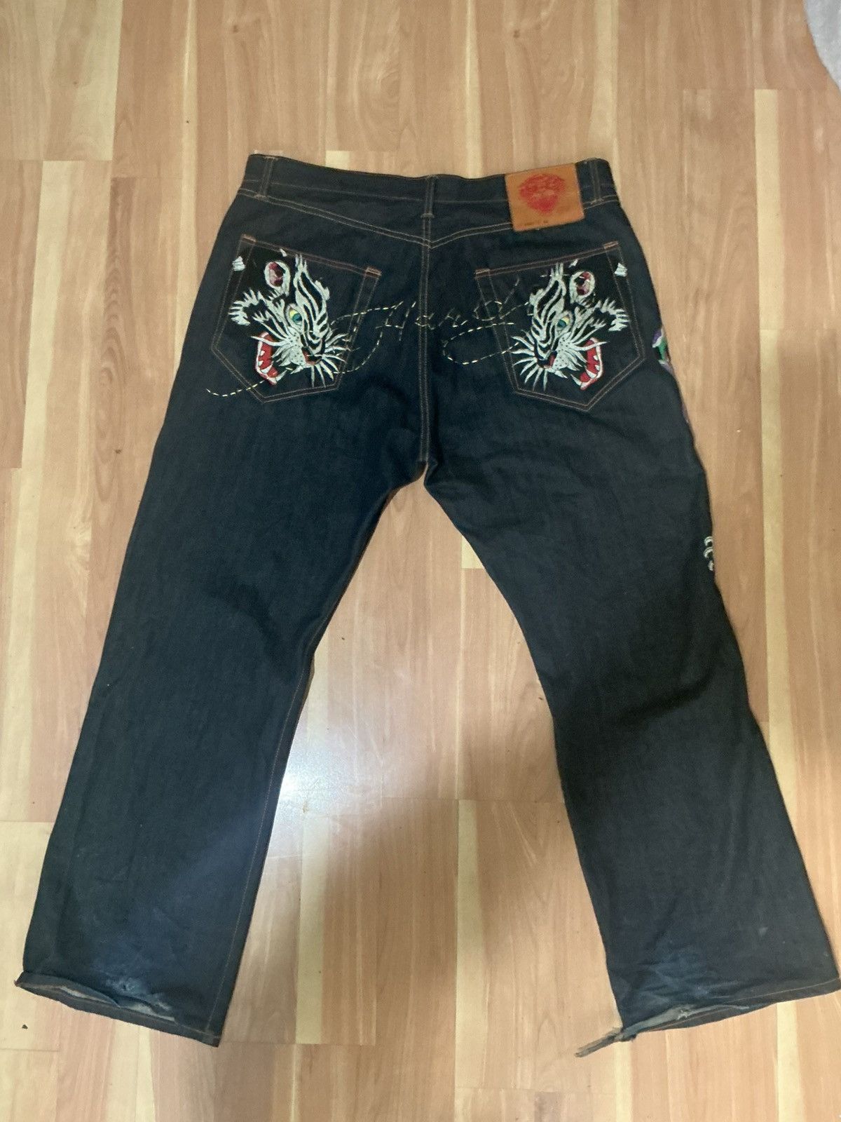 Ed Hardy VINTAGE Y2K ED HARDY 42 X 34 100% COTTON Size US 42 / EU 58 - 3 Thumbnail