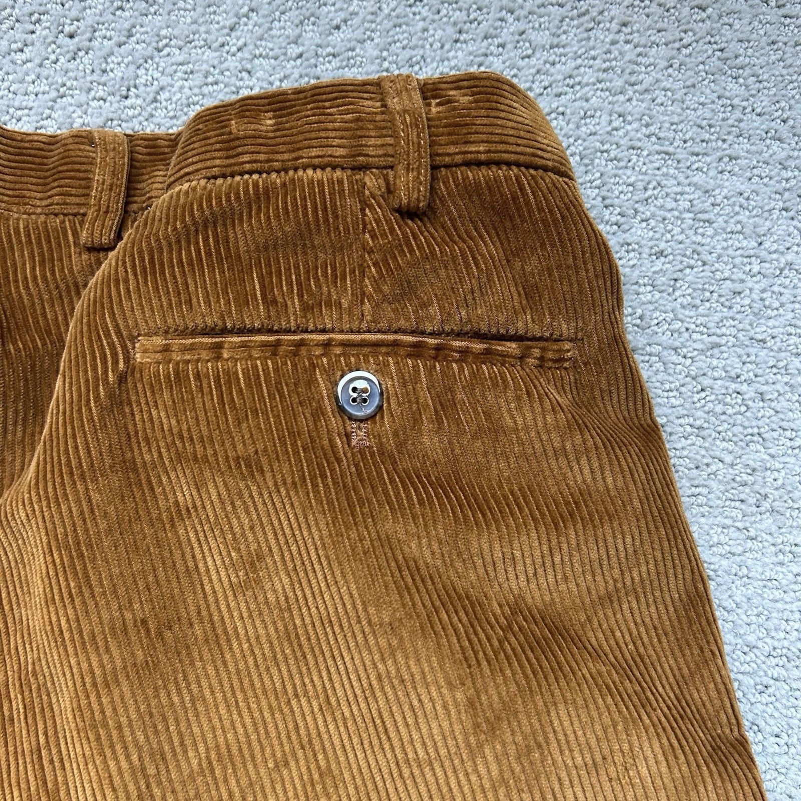 Carrol & Co. Carroll & Co Beverly Hills Men’s Pants Corduroy Tan Orange B Size US 34 / EU 50 - 12 Thumbnail