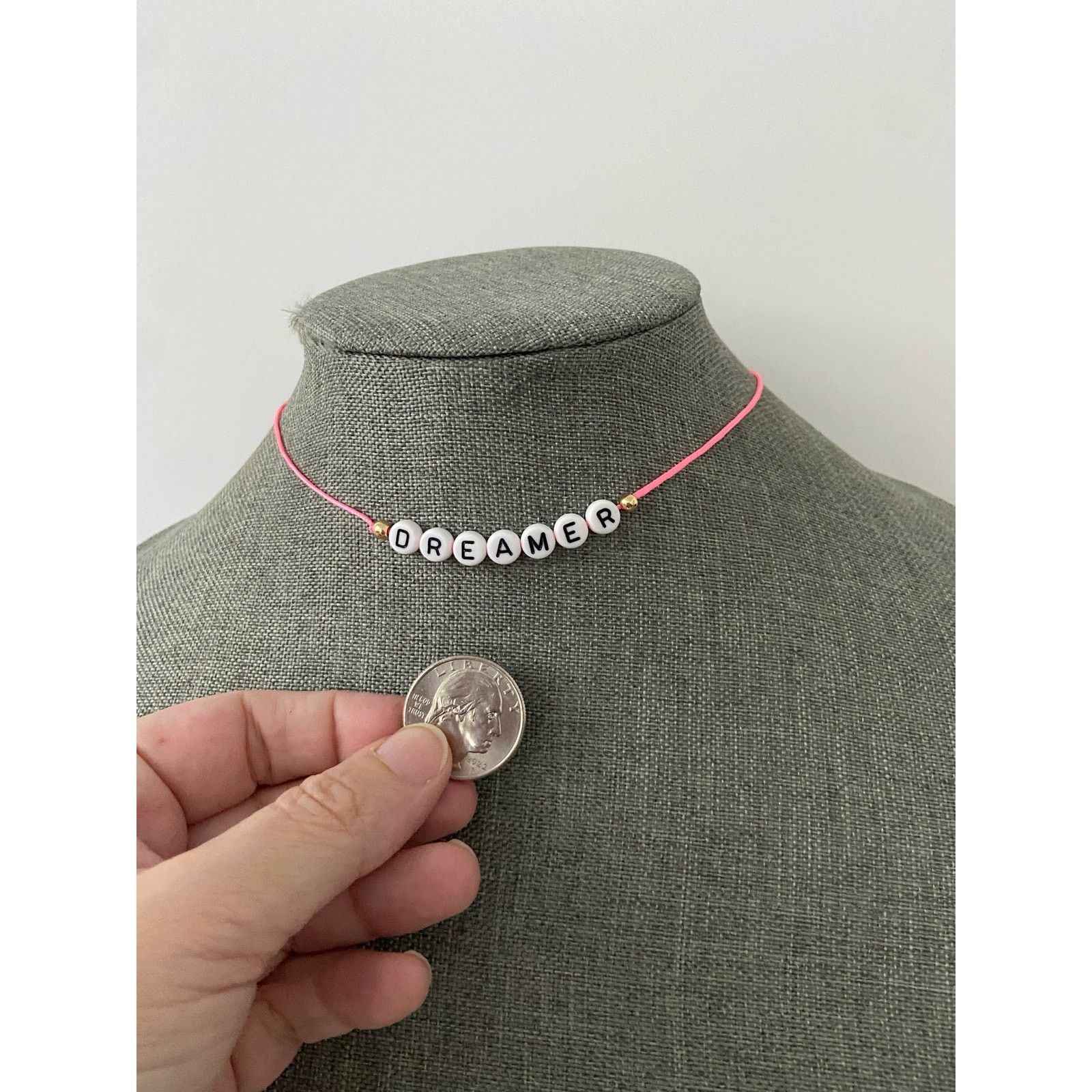 Other dreamer necklace bright pink choker Size ONE SIZE - 2 Thumbnail