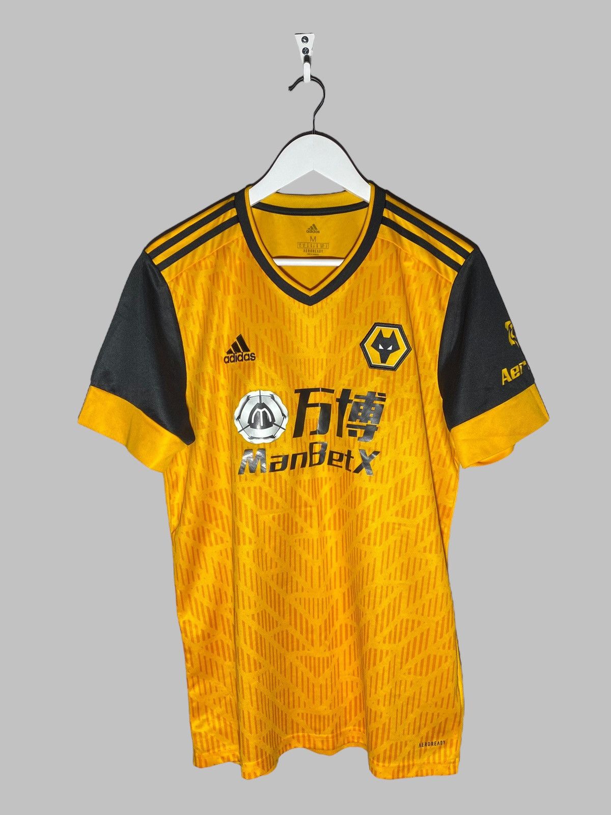 Adidas Adidas FC Wolves Wolverhampton 2020 Home Football Shirt Size US M / EU 48-50 / 2 - 1 Thumbnail