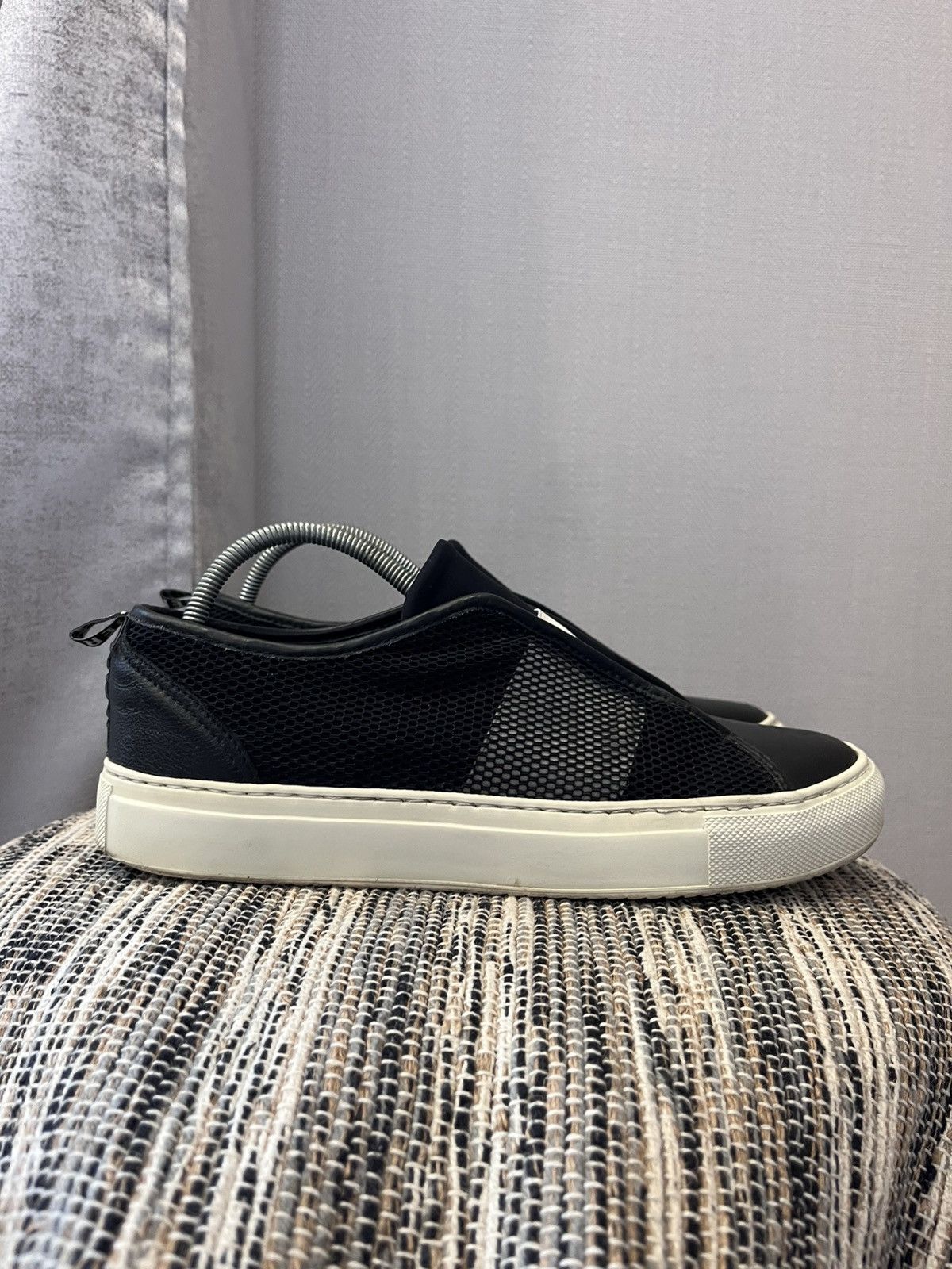Dirk Bikkembergs × Vintage Dirk Bikkembergs Leather Sneakers Slipons shoes minimalistic Size US 8 / IT 38 - 2 Thumbnail