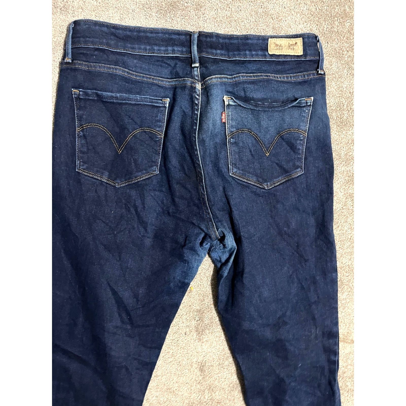 Levi's Levi’s Mid Rise Skinny Jeans Blue Women 14M 32x32 Levi’s Jeans Demi 5-Pocket Denim Distressed Stretch Size 36" / US 14 / IT 50 - 2 Thumbnail