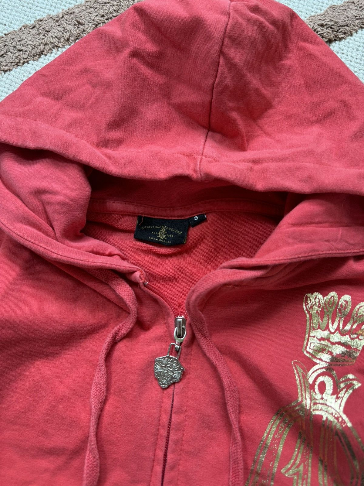 Christian Audigier VINTAGE CHRISTIAN AUDIGIER 2000s ZIP UP HOODIE Size S / US 4 / IT 40 - 2 Thumbnail