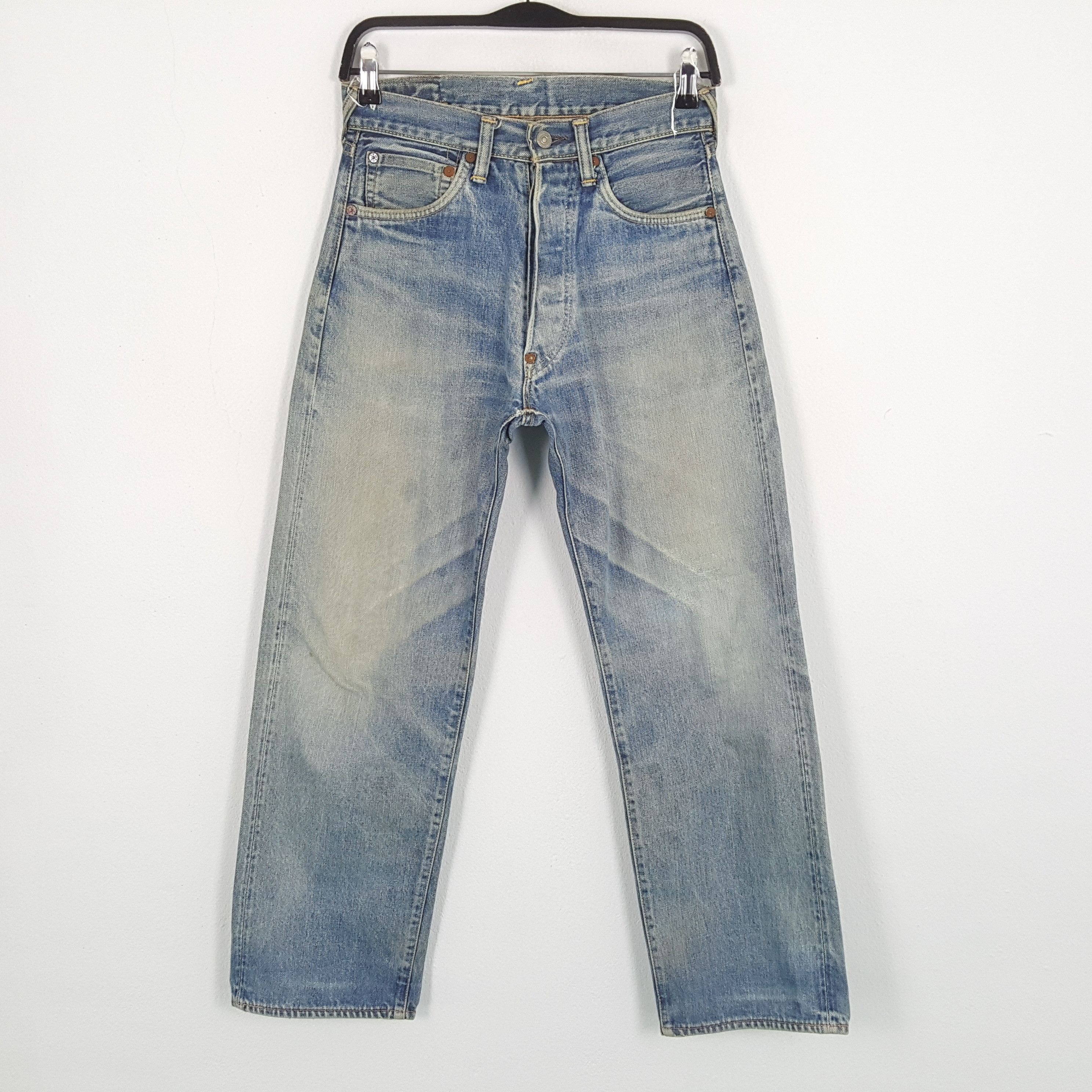 Evisu × Vintage EVISU Japanese Brand Streetwear Custom Daicock Style Jeans Size US 27 - 4 Thumbnail