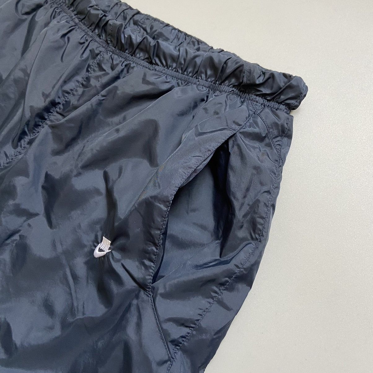 Nike × Vintage NIKE DOUBLE SWOOSH TRACK PANTS GORPCORE NAVY DRILL JOGGERS Size US 34 / EU 50 - 9 Thumbnail