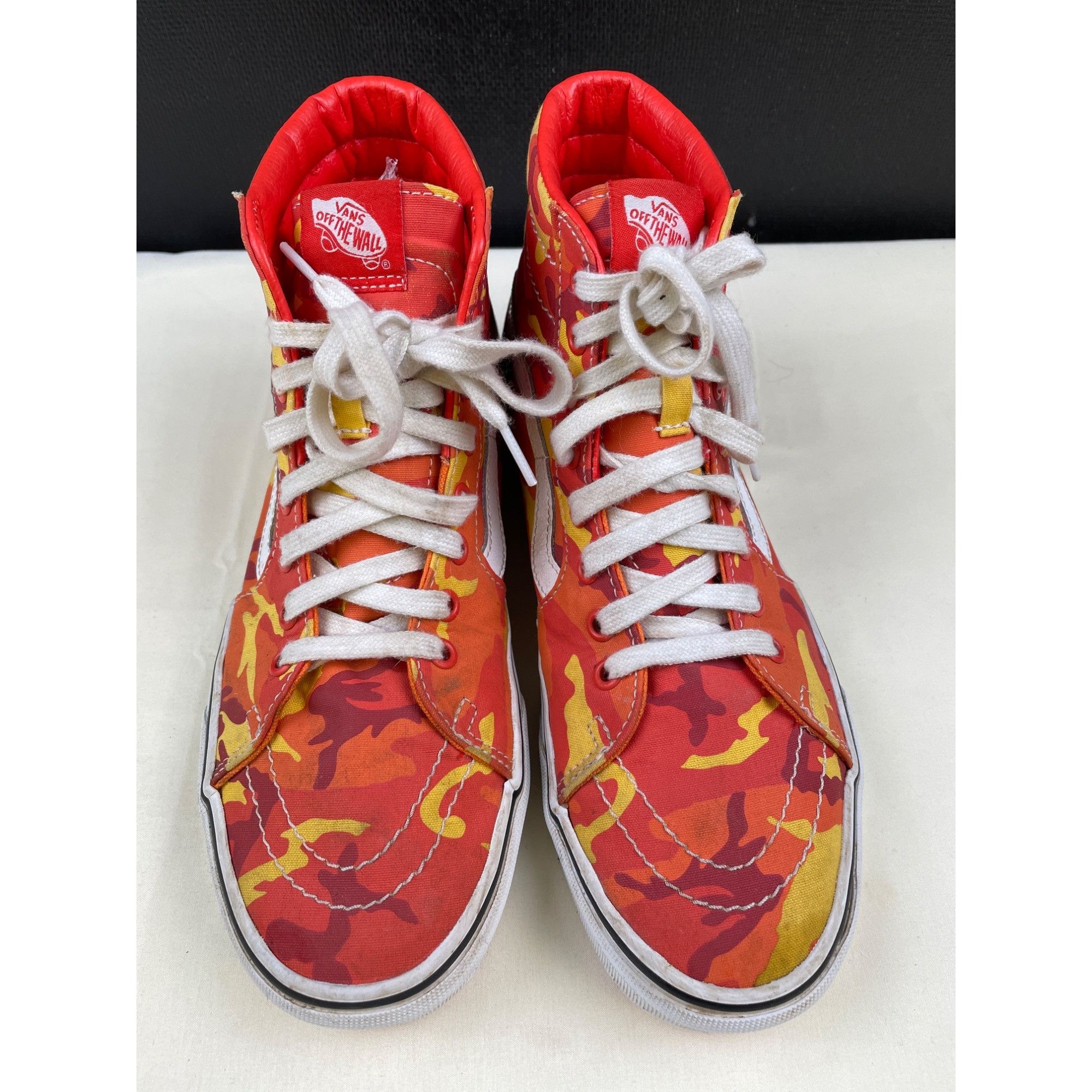Vans Vans Unisex Orange Camouflage Skater shoes/ Sneakers Size M8 Size US 8.5 / EU 41-42 - 1 Thumbnail