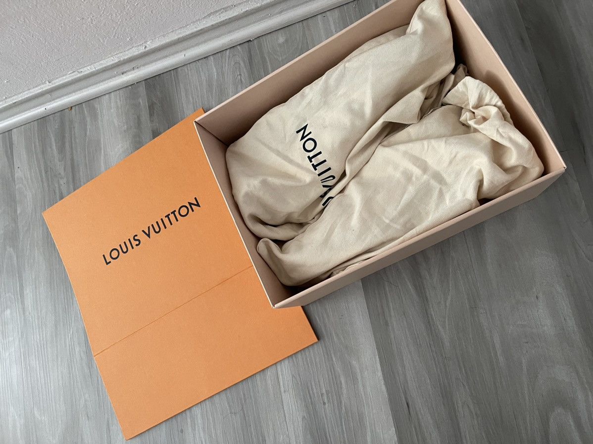 Louis Vuitton 2021 Louis Vuitton Trainer Low 'Signature - White Blue' Size US 11 / EU 44 - 8 Thumbnail