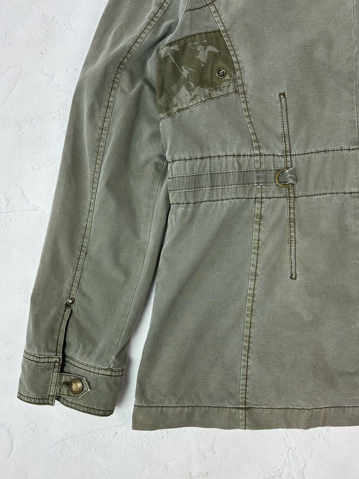 Vintage Vintage Military Khaki Long Sleeve Women’s Jacket Size XXL / US 16-18 / IT 52-54 - 11 Thumbnail