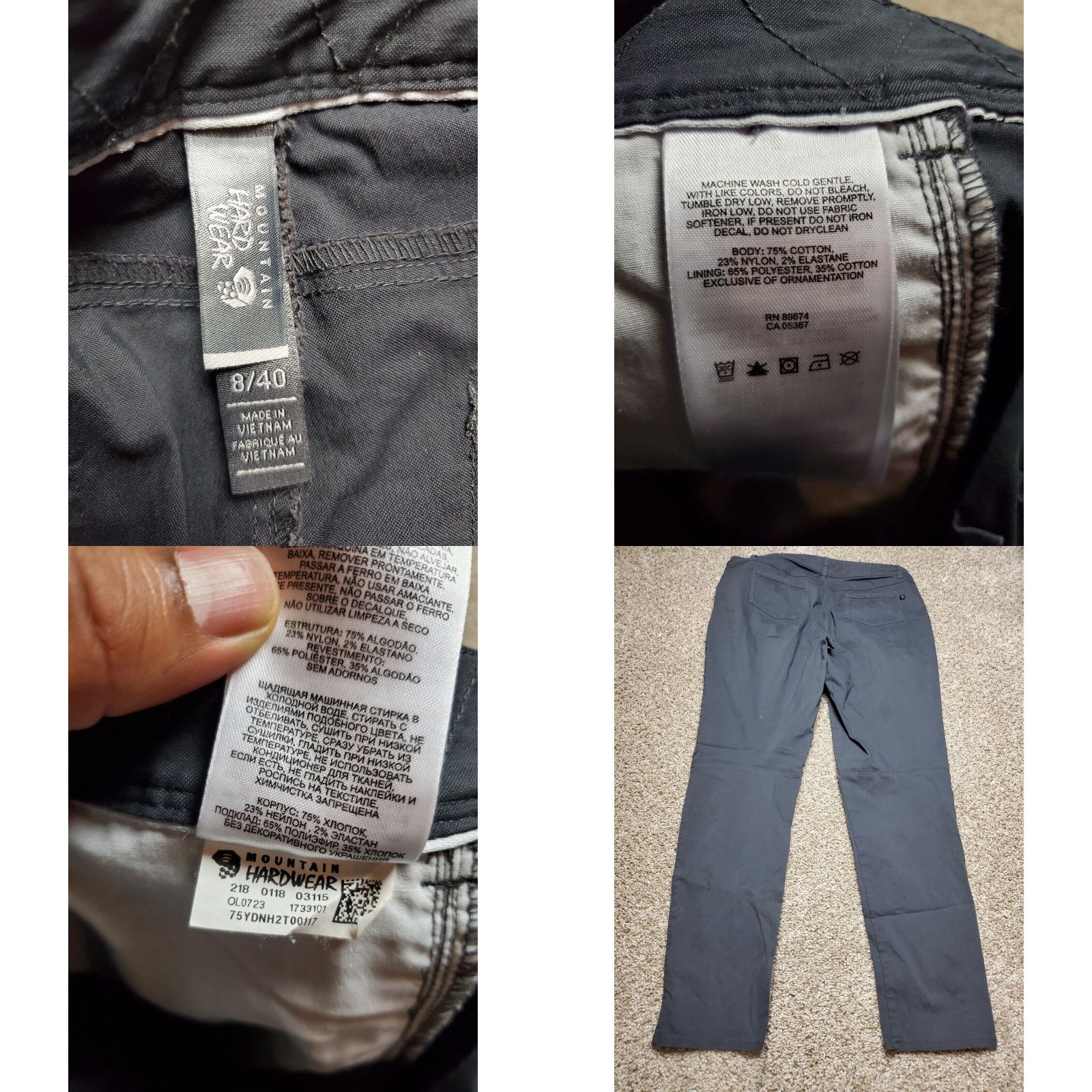 Mountain hardwear women's ap skinny pant shop