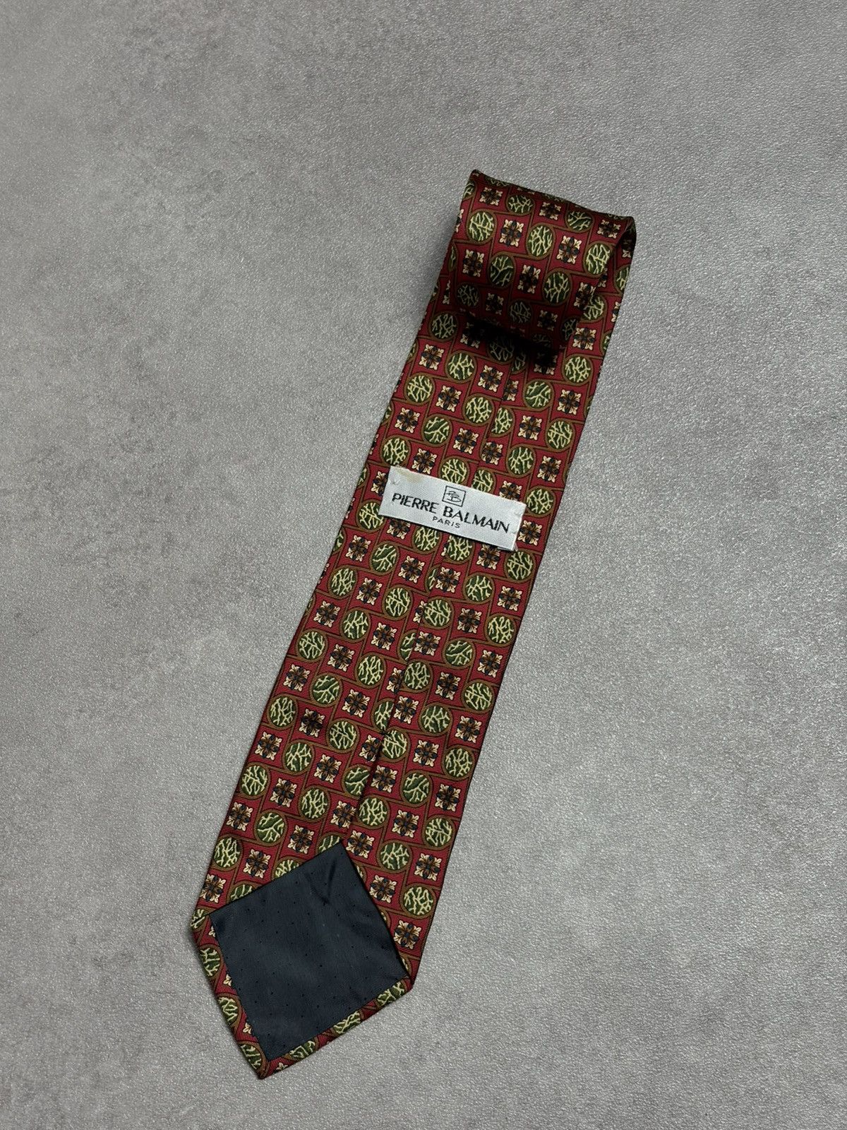 Pierre Balmain Pierre Balmain Mens Classic Tie Red Silk Oldmoney Size ONE SIZE - 1 Thumbnail