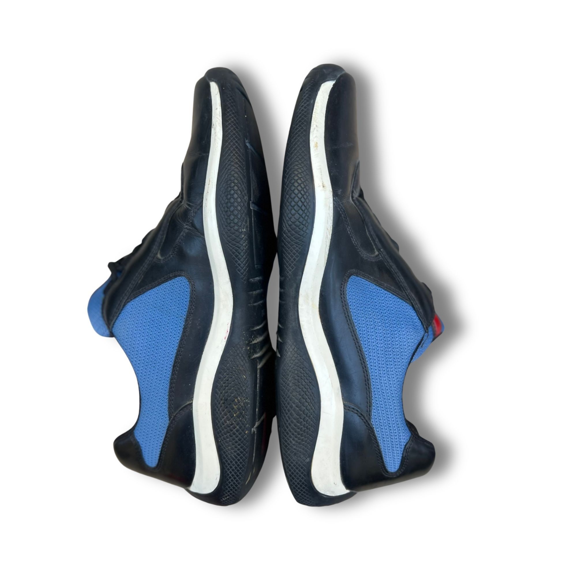 Prada Prada Black & Blue Americas Cup Trainers Sneakers Size 8 Size US 8 / EU 41 - 7 Thumbnail