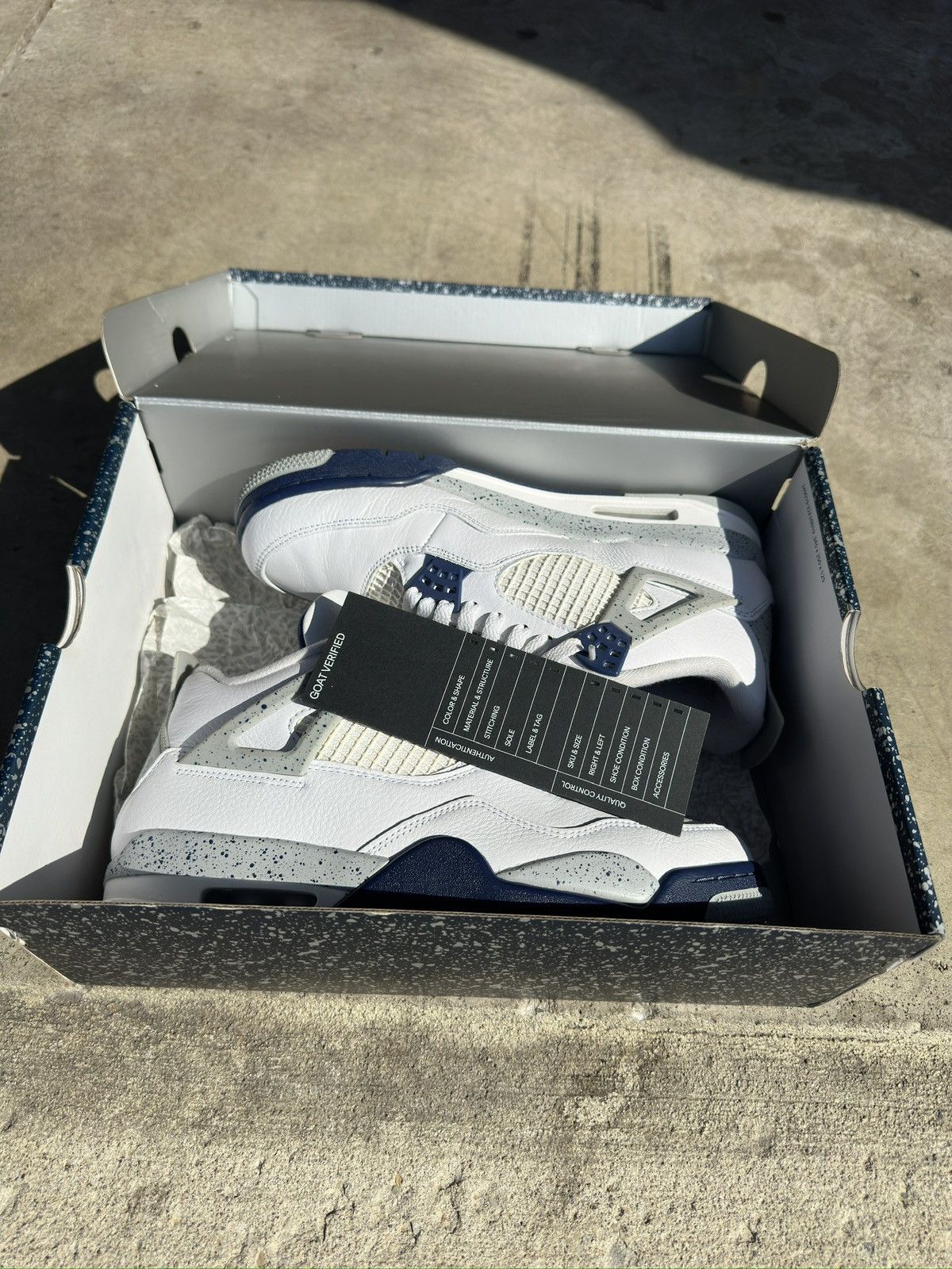 Jordan Brand Jordan 4 Retro Midnight Navy Size US 9.5 / EU 42-43 - 6 Thumbnail