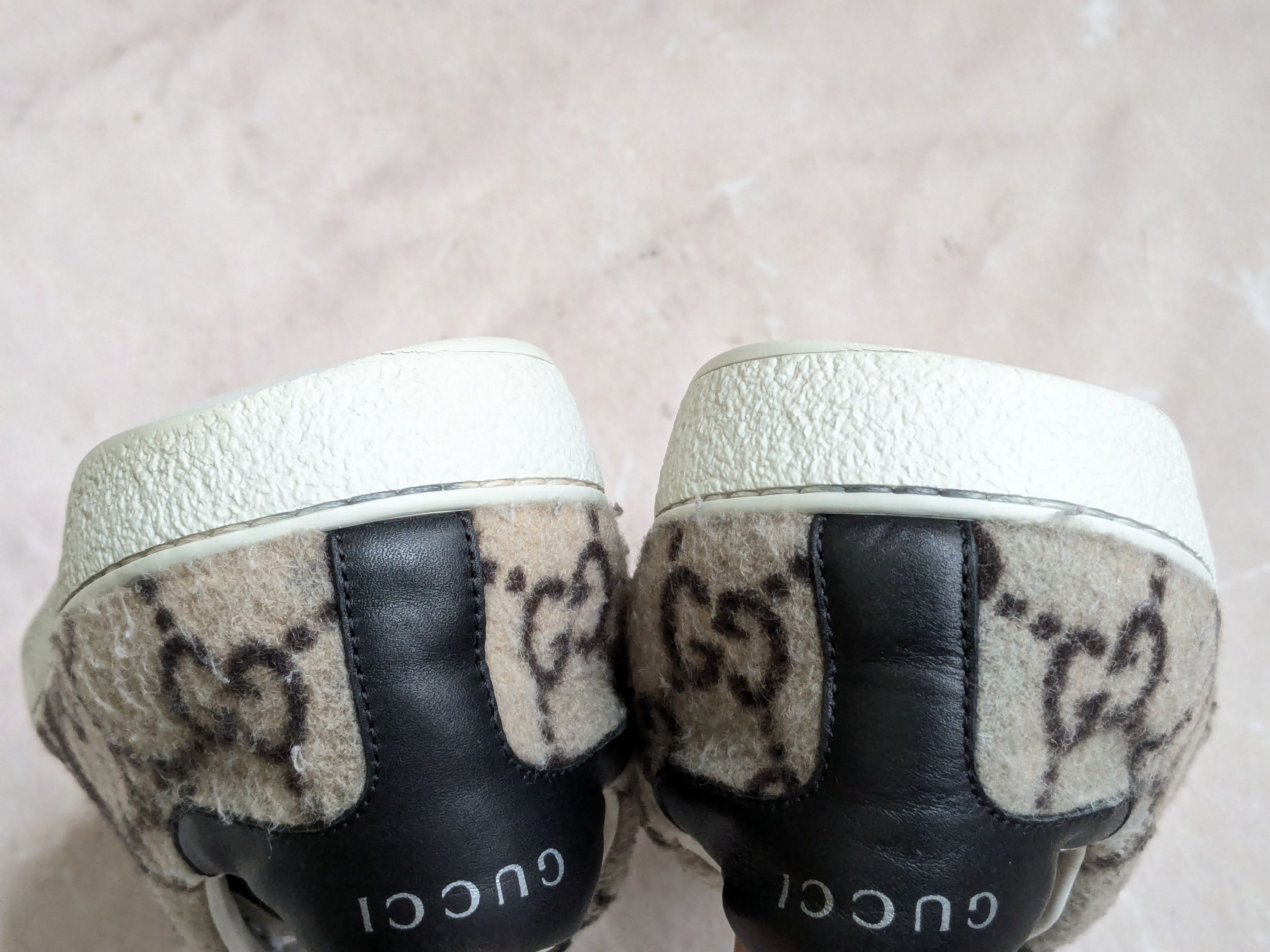 Gucci Gucci Ace Sneakers Monogram 11 Wool Logo GG Low Size US 11 / EU 44 - 15 Thumbnail
