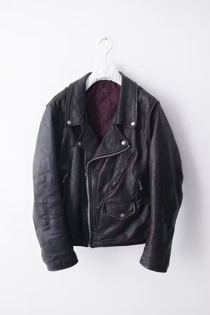 Vintage Vintage leather perfecto jacket Size US S / EU 44-46 / 1 - 1 Thumbnail