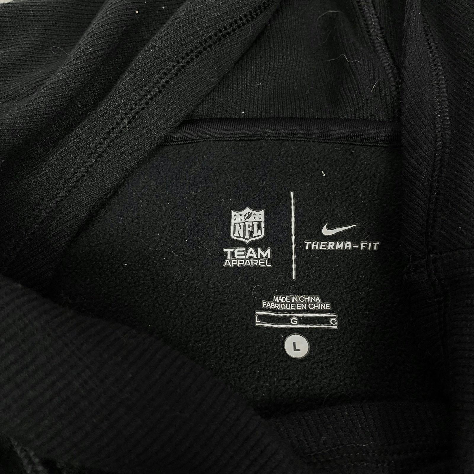 Nike Nike Therma Fit Men's Black Carolina Panthers Logo Hoodie L Size US L / EU 52-54 / 3 - 9 Thumbnail