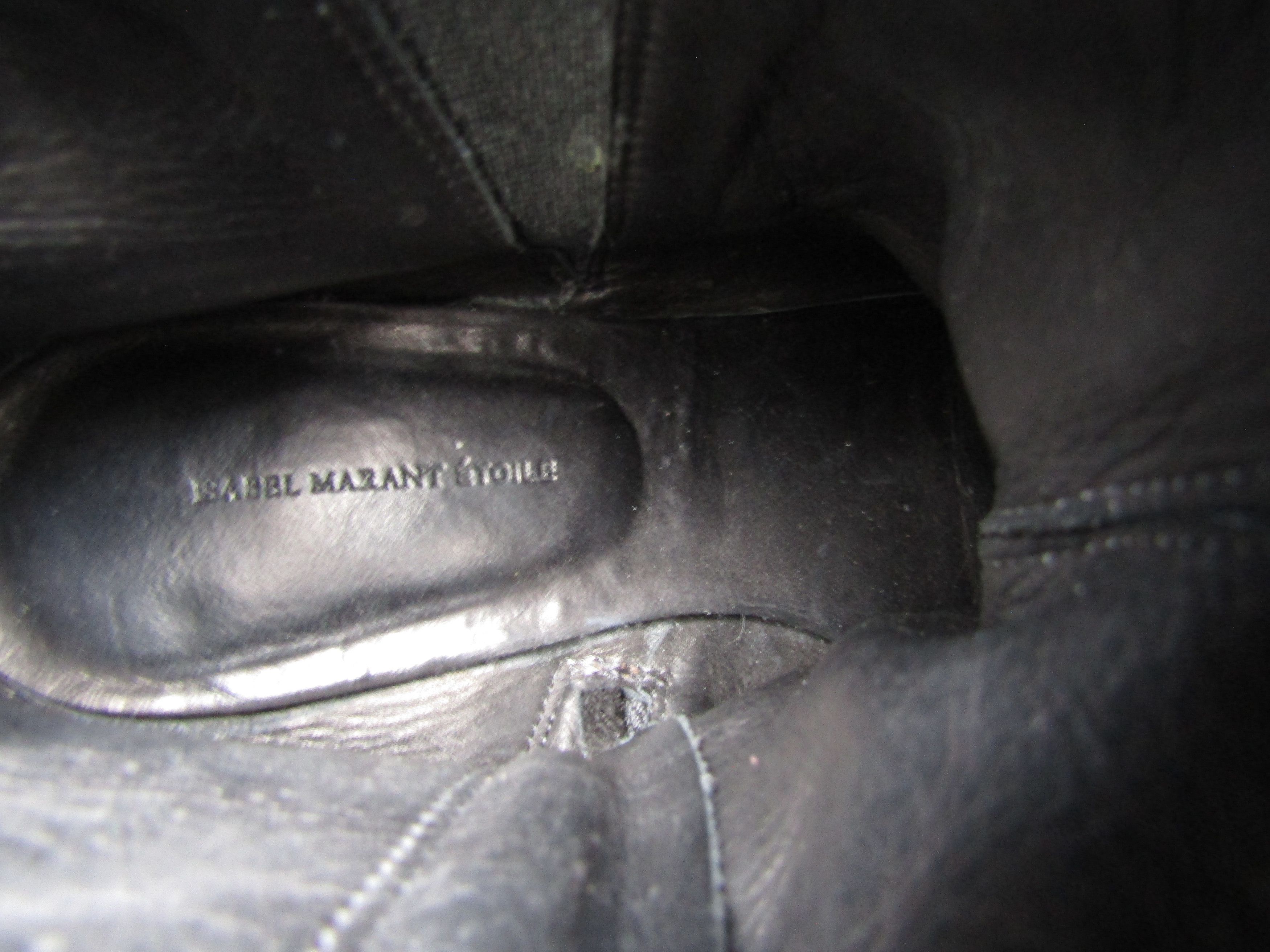Isabel Marant Isabel Marant Etoile Black Lennon Chelsea Boots Size US 7 / IT 37 - 8 Thumbnail