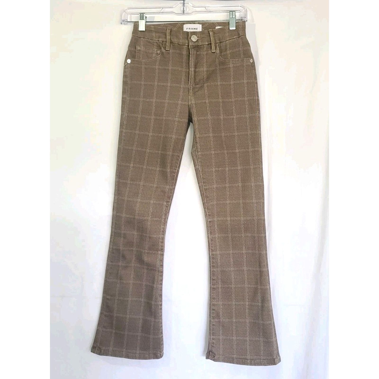 Frame Frame Womens Brown 25 Le Crop Mini Bootcut Jeans Oxford Size 25" / US 0 / IT 36 - 4 Thumbnail
