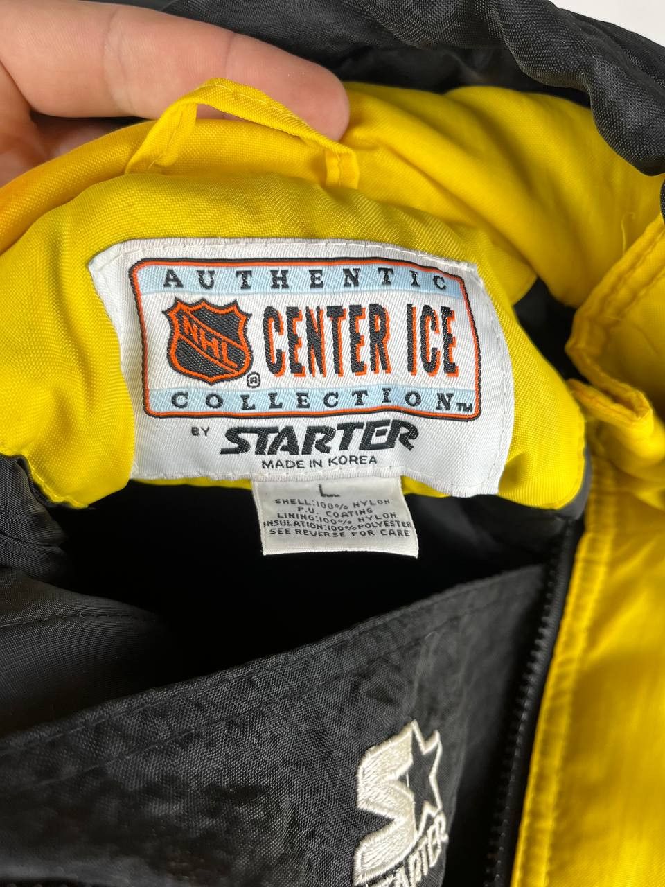 NHL Vintage Starter NHL Pittsburgh Penguins Center Ice Anorak Size US L / EU 52-54 / 3 - 15 Thumbnail