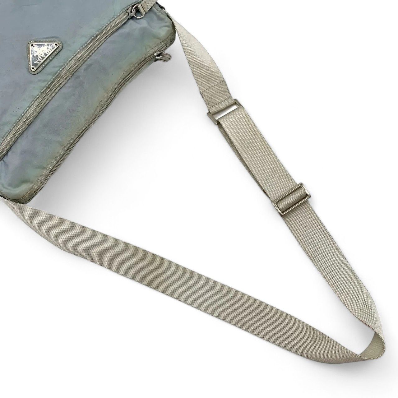 Prada Prada - Shoulder Bag Light Blue Nylon Crossbody Size ONE SIZE - 4 Thumbnail