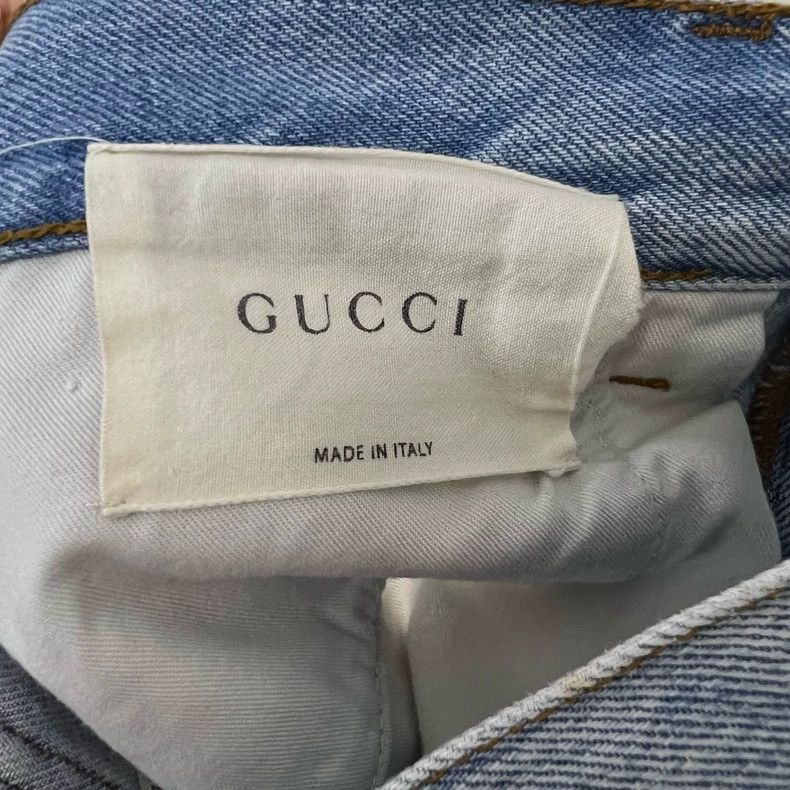 Gucci Gucci Show style graffiti jeans 2501-Nextarrow Size US 30 / EU 46 - 3 Thumbnail