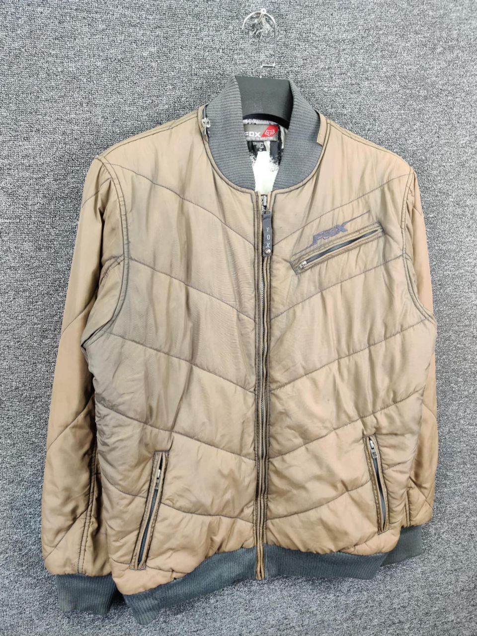 Fox Racing Vintage Fox Racing Sun Faded Quilted Bomber Jacket Size US M / EU 48-50 / 2 - 4 Thumbnail