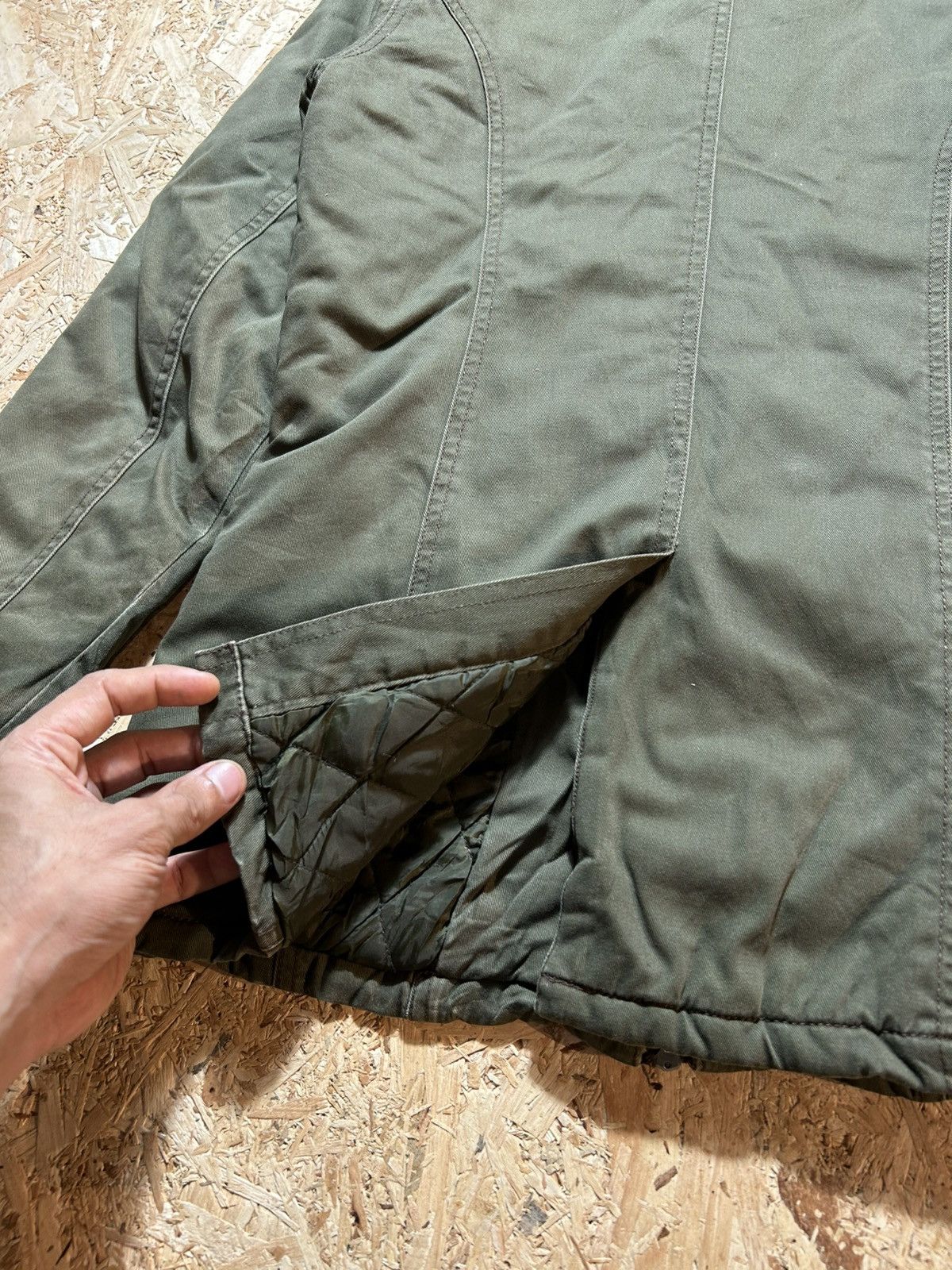 In The Attic In The Attic Olive Green Military Style Jacket Size US M / EU 48-50 / 2 - 12 Thumbnail