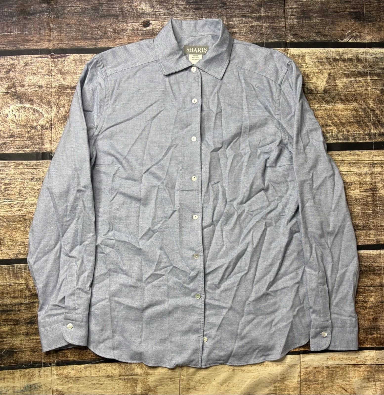 Other Shari's Place Top Shirt Womens Large Cashmere Cotton Italy Size L / US 10 / IT 46 - 1 Thumbnail