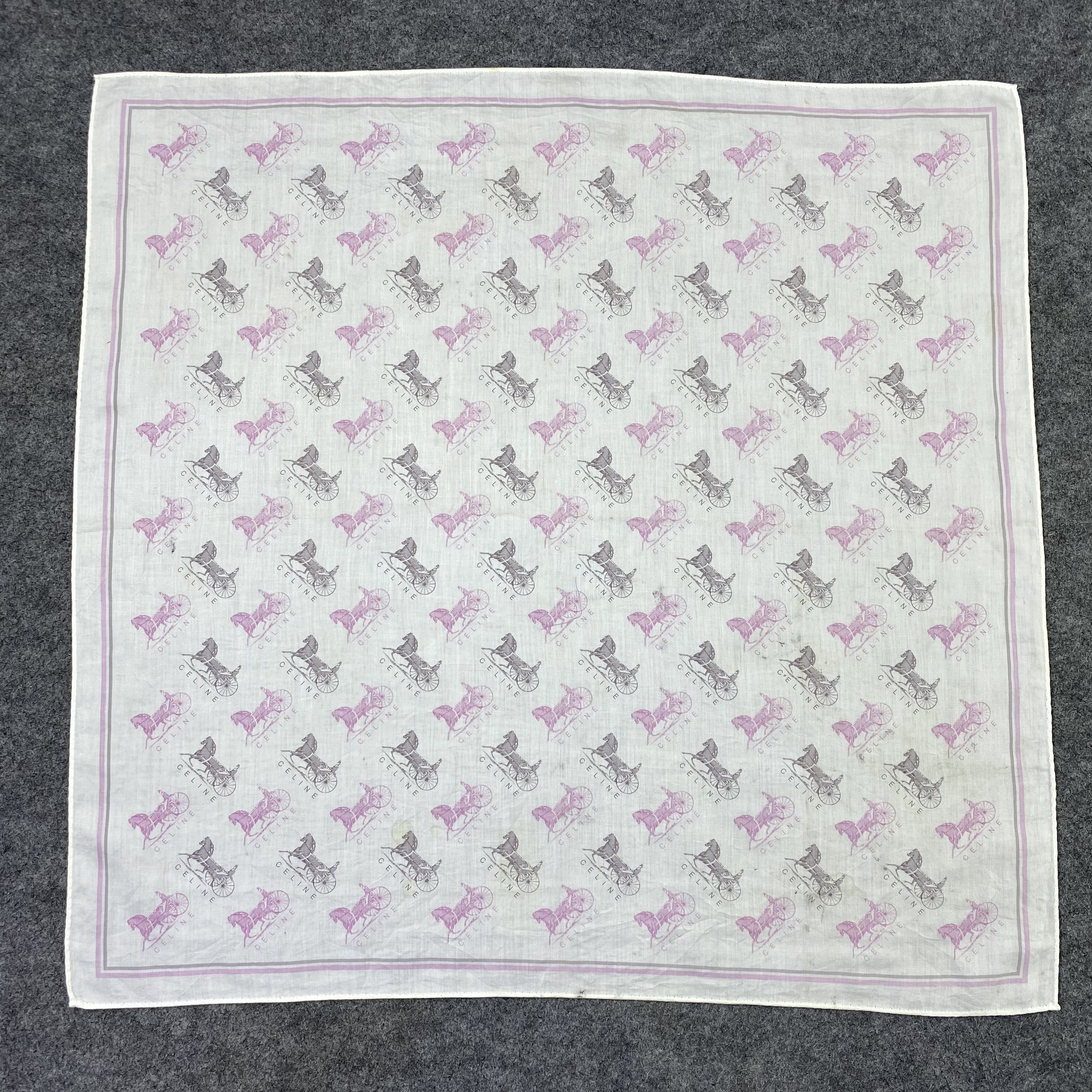 Celine CelineHandkerchief Neckerchief Bandana-B1812 Size ONE SIZE - 3 Thumbnail