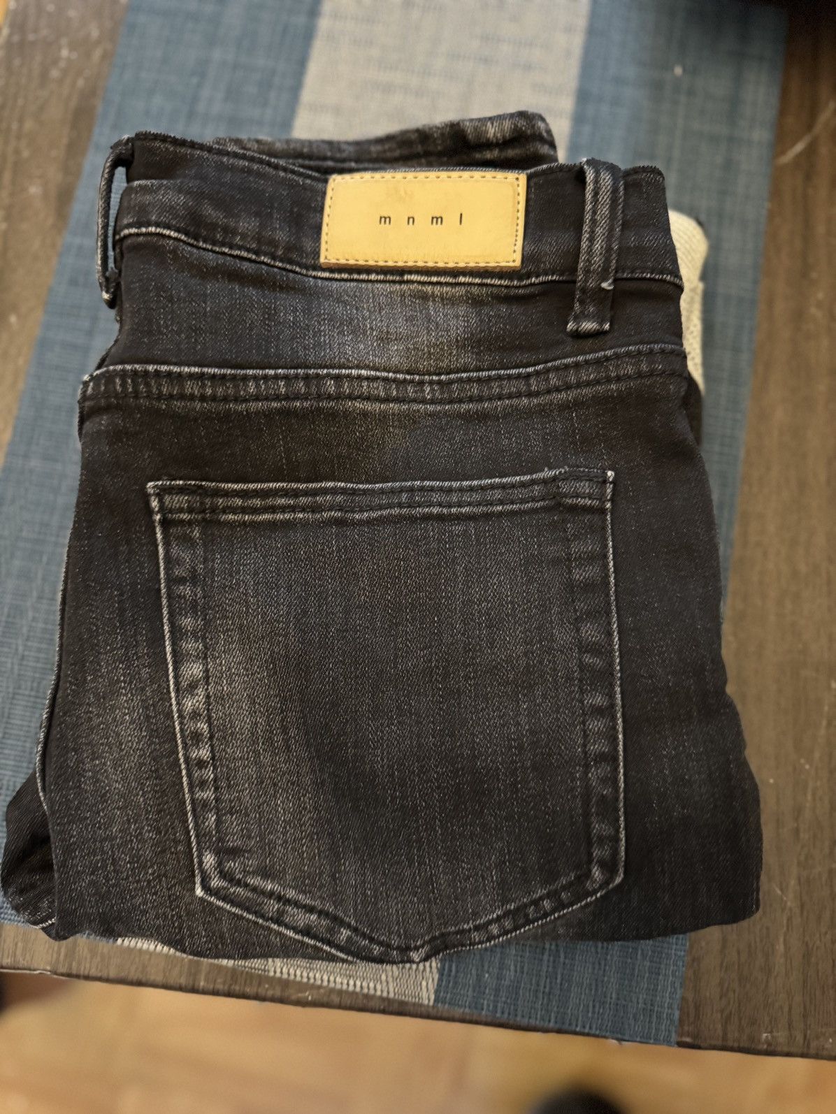 MNML 🦴 MNML M47 Bone Patch Skinny Jeans – Size 33 Size US 33 - 2 Thumbnail