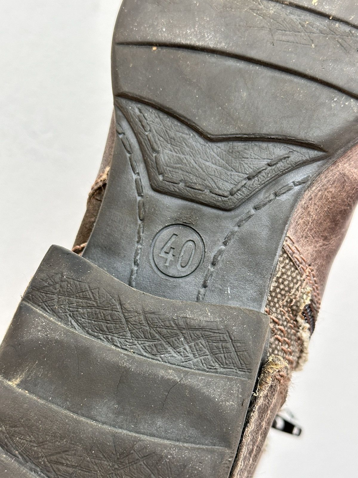 Other Leather Boots HandMade Italian Rick owens Style As 98 Rare Size US 7 / EU 40 - 14 Thumbnail