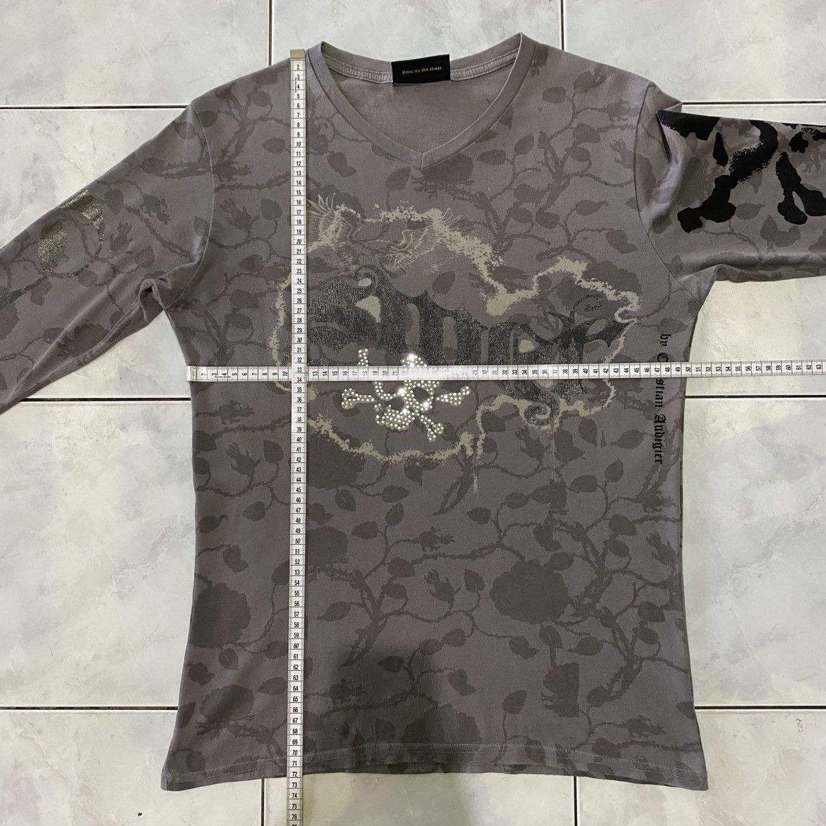 Christian Audigier Smet by Christian Audigier Los Angeles Skull Revolver Gothic Size L / US 10 / IT 46 - 23 Thumbnail