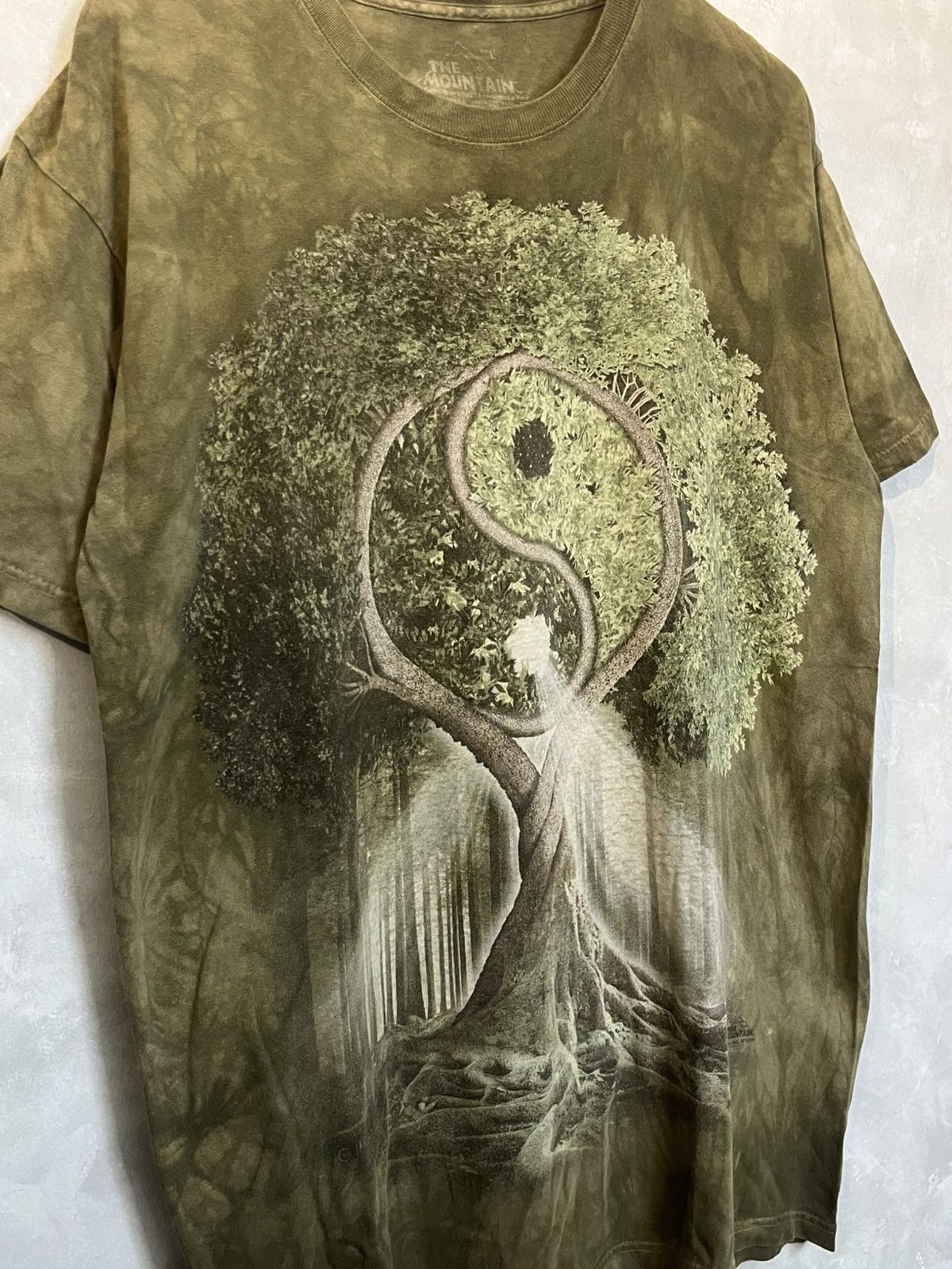 The Mountain Yin Yang Peace Tree Root Forest Spirit The Mountain Size US XXL / EU 58 / 5 - 3 Thumbnail