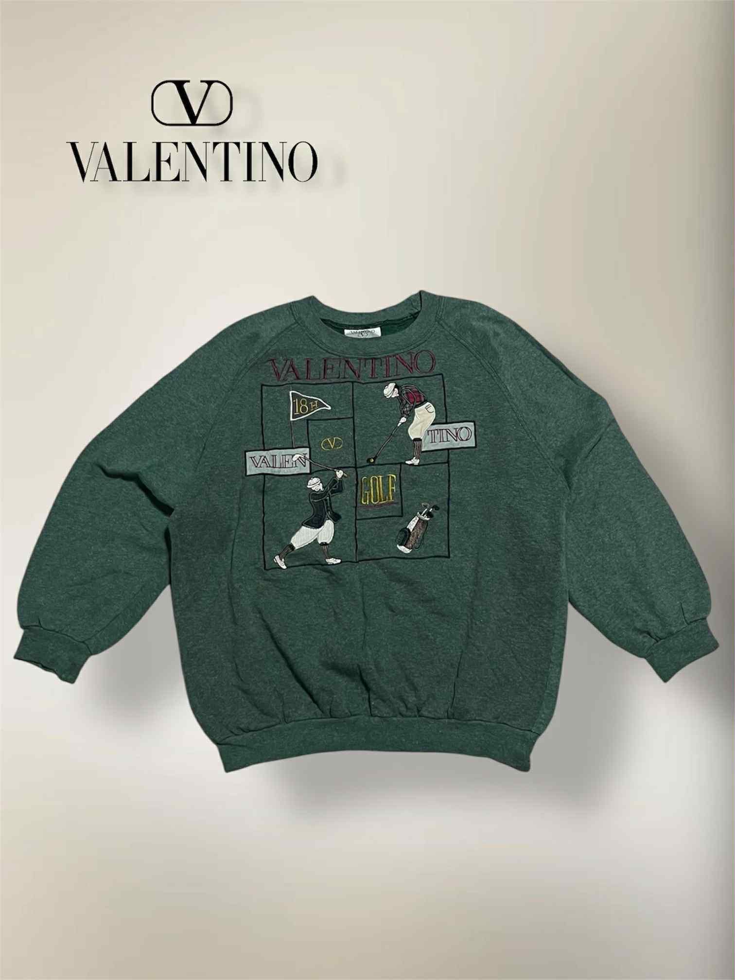 Valentino RARE!Vintage Valentino Valentino Embroided Spellout Logo Size US M / EU 48-50 / 2 - 1 Thumbnail