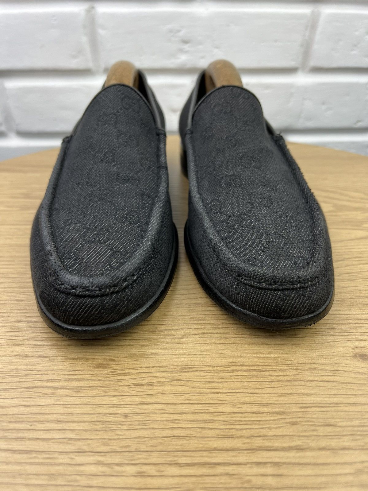 Gucci GUCCI Loafers Leather Shoes Jordaan GG Monogram Canvas Size US 9 / EU 42 - 5 Thumbnail